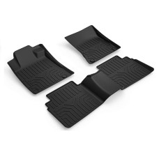 [US Warehouse] 3D TPE All Weather Car Floor Mats Liners for Nissan Altima 2019-2020(Black)